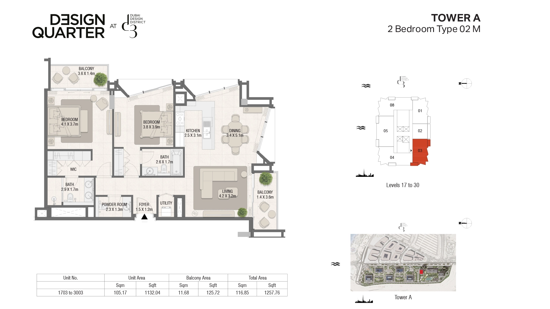 2 BR - Type B